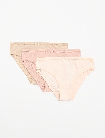 Pack de 3 braguitas estampadas