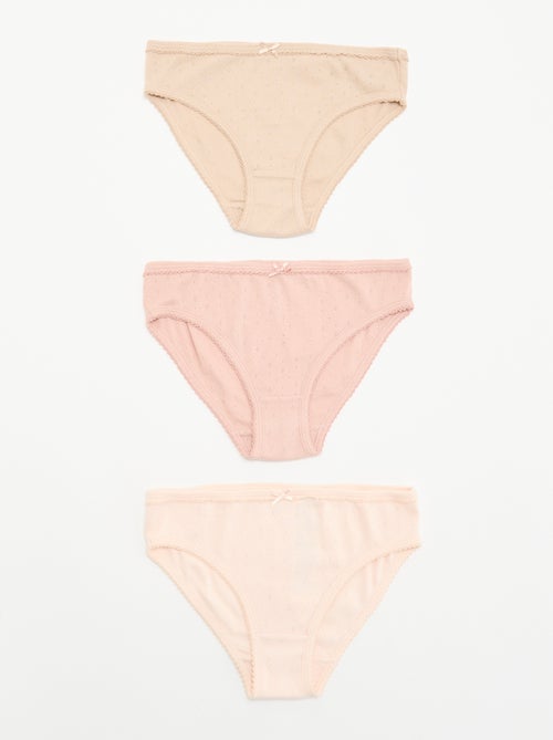 Pack de 3 braguitas estampadas - Kiabi