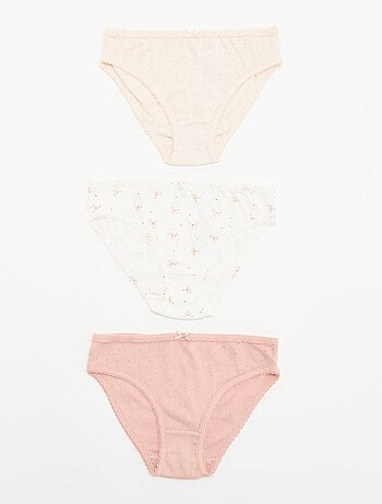 Pack de 3 braguitas estampadas