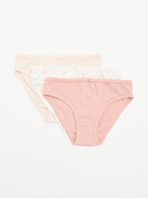 Pack de 3 braguitas estampadas - Kiabi