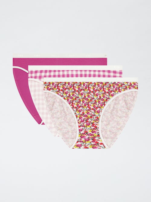 pack de 3 braguitas estampadas 'DIM' - Kiabi