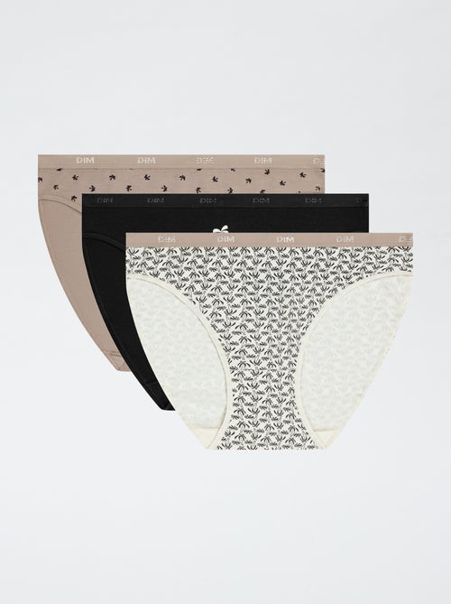 pack de 3 braguitas estampadas 'DIM' - Kiabi