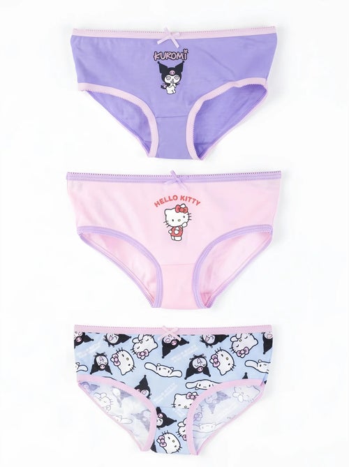 Pack de 3 braguitas hello kitty sanrio - Kiabi