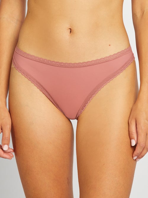 Pack de 3 braguitas invisibles - Kiabi