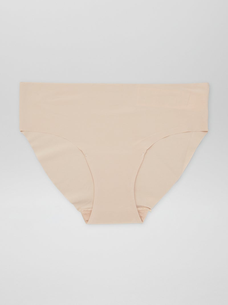 Pack de 3 braguitas invisibles MARRON - Kiabi