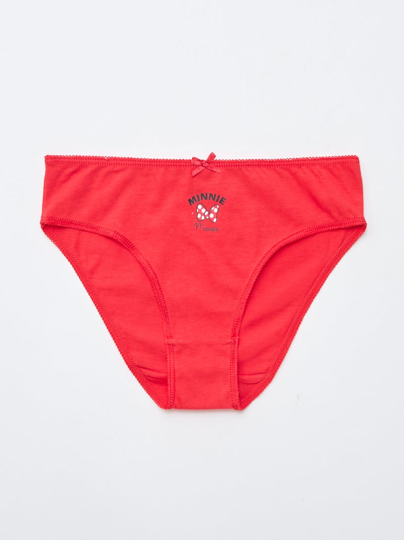 Pack de 3 braguitas 'Mickey and friends' Rojo - Kiabi