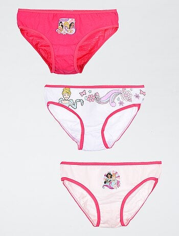 Pack de 3 braguitas 'Princesas' 'Disney'