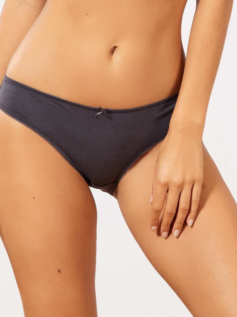 Pack de 3 braguitas ROSA - Kiabi