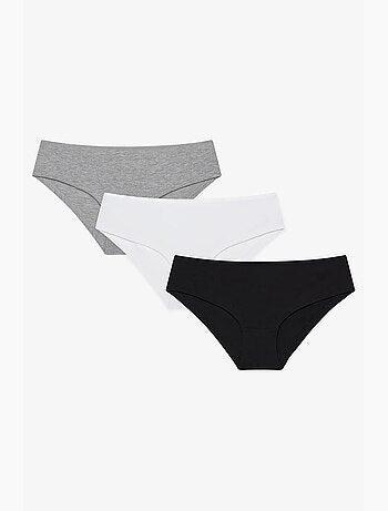 Pack de 3 braguitas shorty de algodón penti