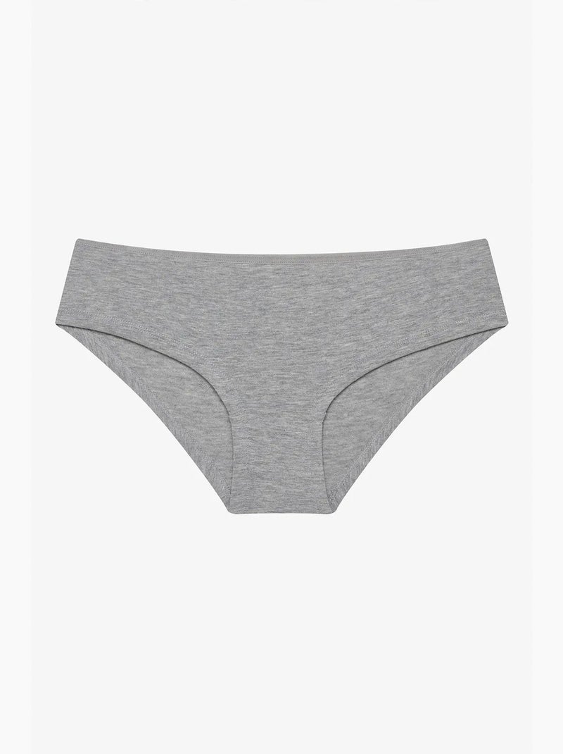 Pack de 3 braguitas shorty de algodón penti Negro Blanco - Kiabi