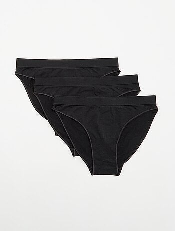 Pack de 3 braguitas sin costuras