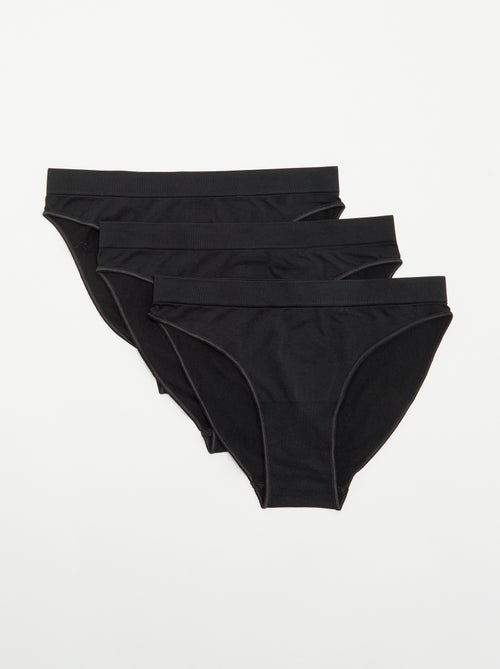 Pack de 3 braguitas sin costuras - Kiabi