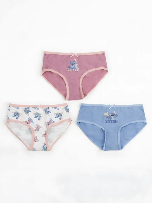 Pack de 3 braguitas stitch disney - Kiabi