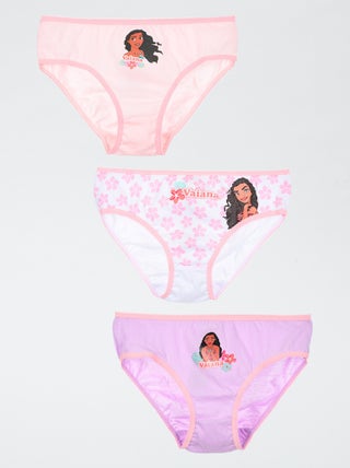 Pack de 3 braguitas 'Vaiana'