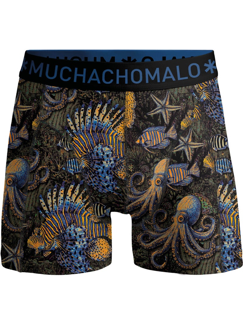 Pack de 3 b?xers Muchachomalo Azul Negro - Kiabi