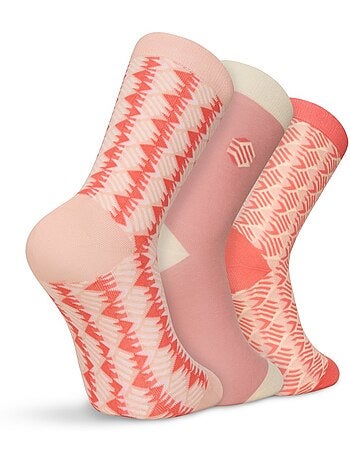 Pack de 3 calcetines algodón lifestyle hombre y mujer monogram