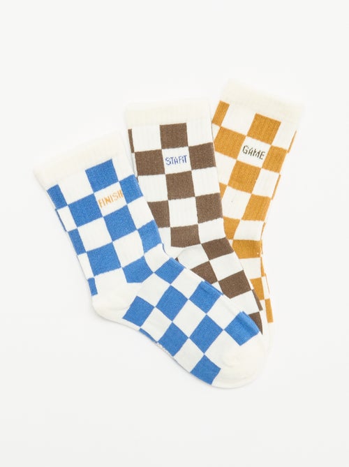 Pack de 3 calcetines altos 'monstruo' - Kiabi