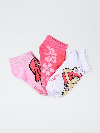 Pack de 3 calcetines bajos 'Ariel'