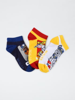 Pack de 3 calcetines bajos 'La Patrulla Canina'