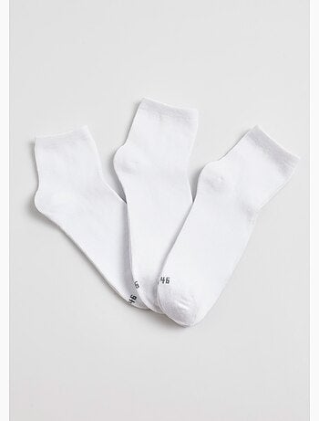 Pack de 3 calcetines, básicos lisos - AFIBEL