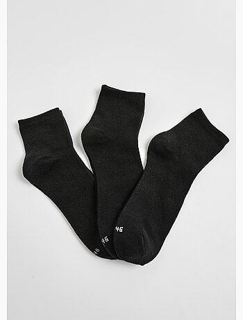 Pack de 3 calcetines, básicos lisos - AFIBEL