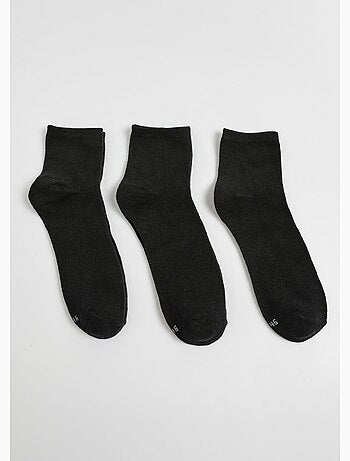 Pack de 3 calcetines, básicos lisos - AFIBEL