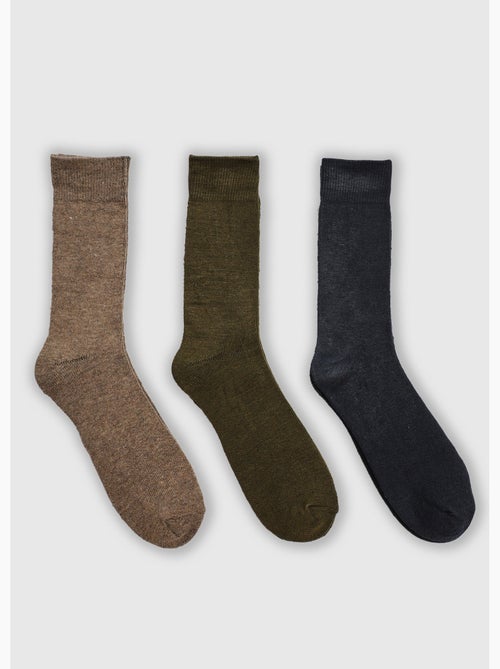 Pack de 3 calcetines cálidos - AFIBEL - Kiabi