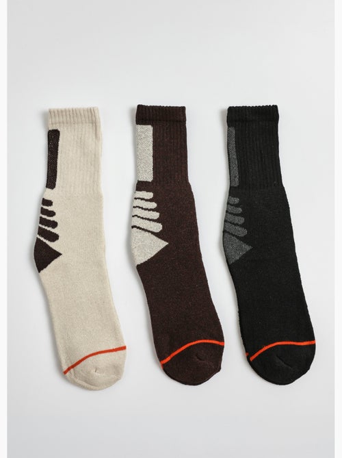 Pack de 3 calcetines cómodos para senderismo - AFIBEL - Kiabi