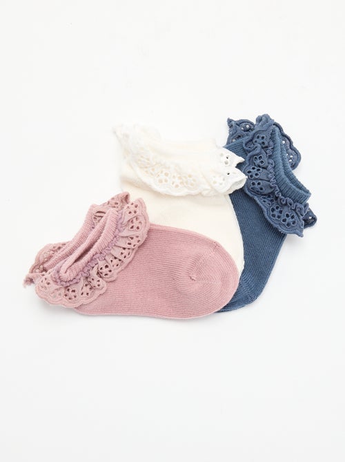 Pack de 3 calcetines de ceremonia - Kiabi Pack de 3 calcetines de ceremonia - Kiabi