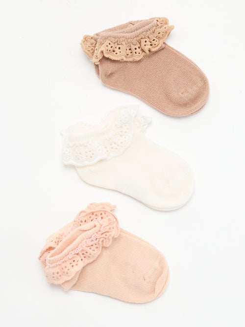 Pack de 3 calcetines de ceremonia - Kiabi Pack de 3 calcetines de ceremonia - Kiabi