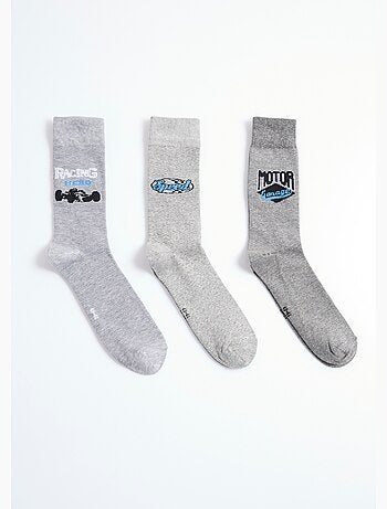 Pack de 3 calcetines de deportes de motor - AFIBEL