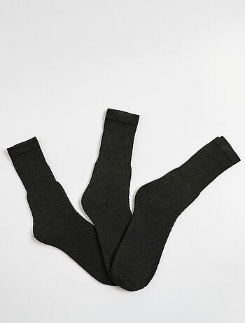 Pack de 3 calcetines deportivos de canalé - AFIBEL