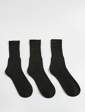 Pack de 3 calcetines deportivos de canalé - AFIBEL