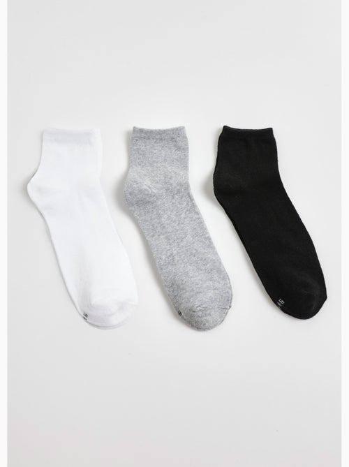 Pack de 3 calcetines esenciales surtidos - AFIBEL - Kiabi