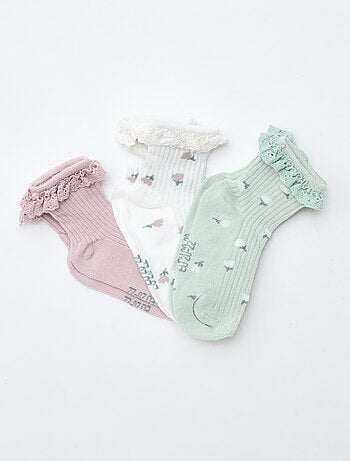 Pack de 3 calcetines estampados