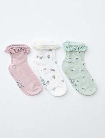 Pack de 3 calcetines estampados