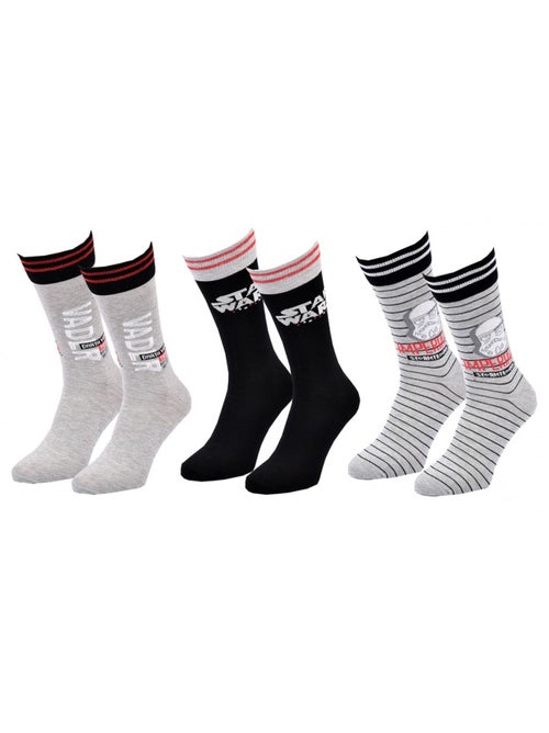 Pack de 3 calcetines hombre LICENCE - Kiabi Pack de 3 calcetines hombre LICENCE - Kiabi