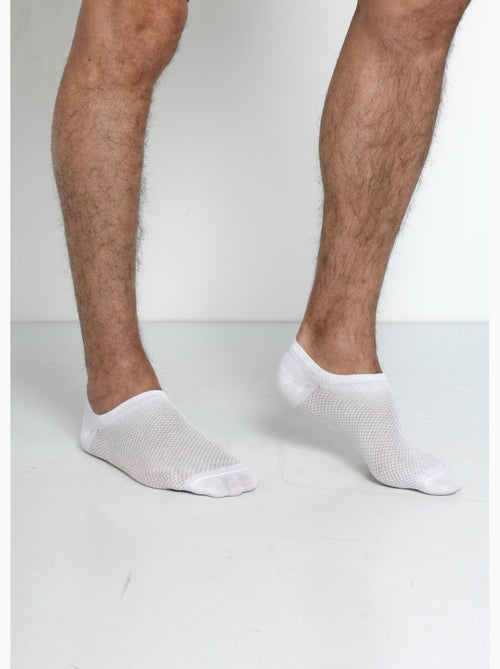 Pack de 3 calcetines invisibles de malla transpirable - AFIBEL - Kiabi