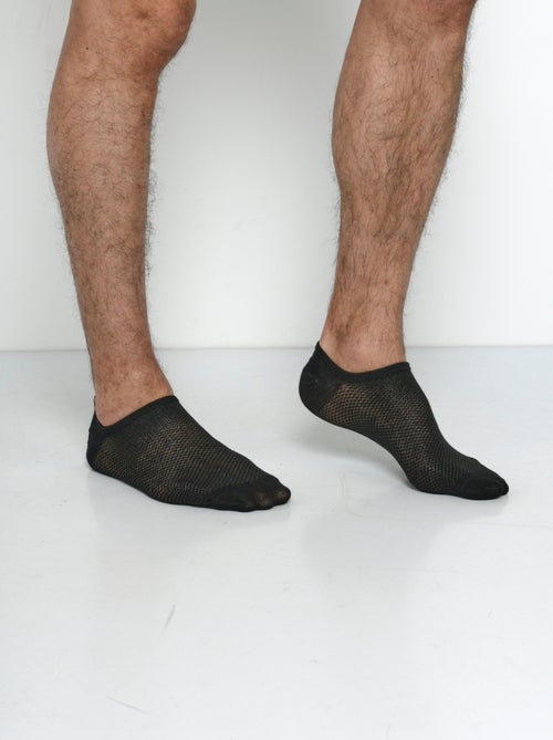 Pack de 3 calcetines invisibles de malla transpirable - AFIBEL - Kiabi