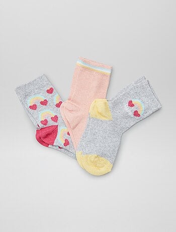Pack de 3 calcetines largos