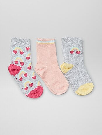 Pack de 3 calcetines largos
