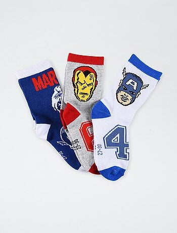 Pack de 3 calcetines 'Los Vengadores'