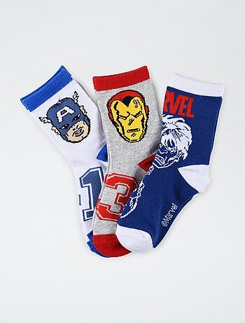Pack de 3 calcetines 'Los Vengadores'