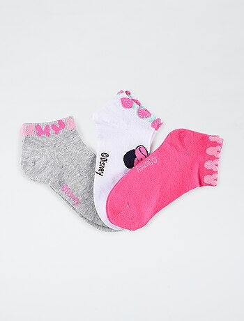 Pack de 3 calcetines 'Minnie'
