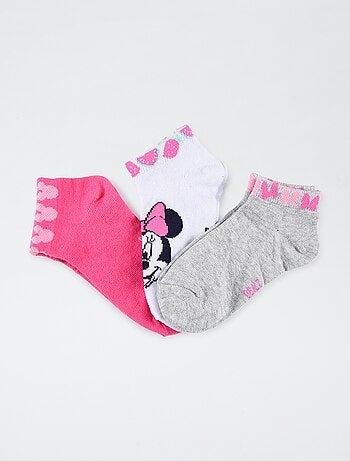 Pack de 3 calcetines 'Minnie'