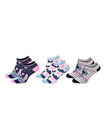 Pack de 3 calcetines niña DISNEY LILO Y STITCH