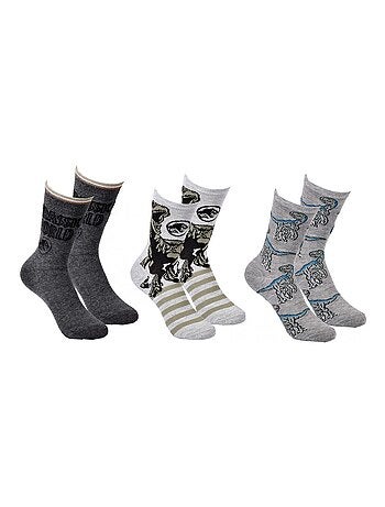 Pack de 3 calcetines niño JURASSIC WORLD