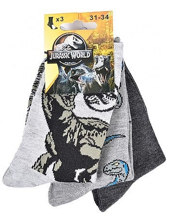 Pack de 3 calcetines niño JURASSIC WORLD