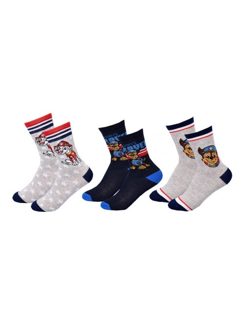 Pack de 3 calcetines niño PAT PATROUILLE - Kiabi Pack de 3 calcetines niño PAT PATROUILLE - Kiabi