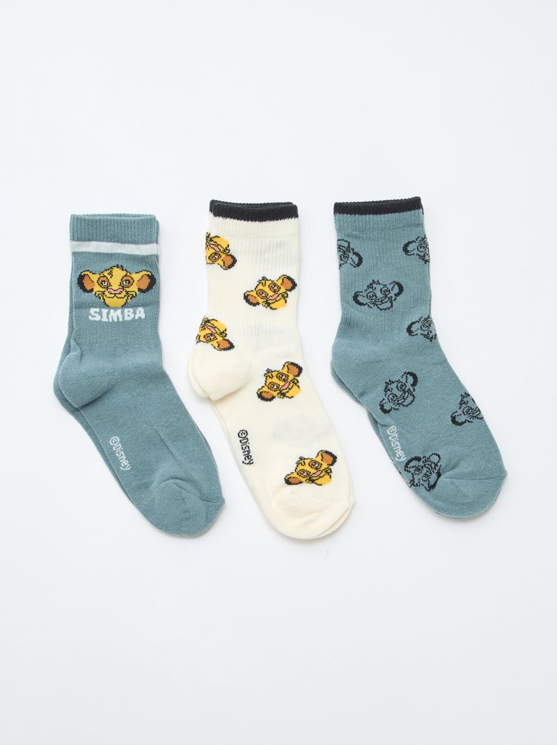 pack de 3 calcetines originales 'Simba' Verde - Kiabi
